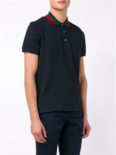 gucci polo t-shirt|gucci navy striped polo shirt.